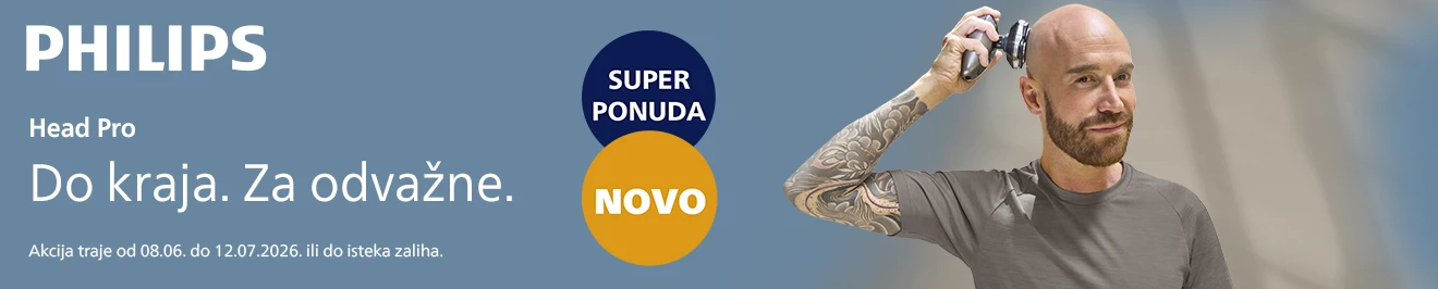 Philips brijač za glavu akcija lipanj