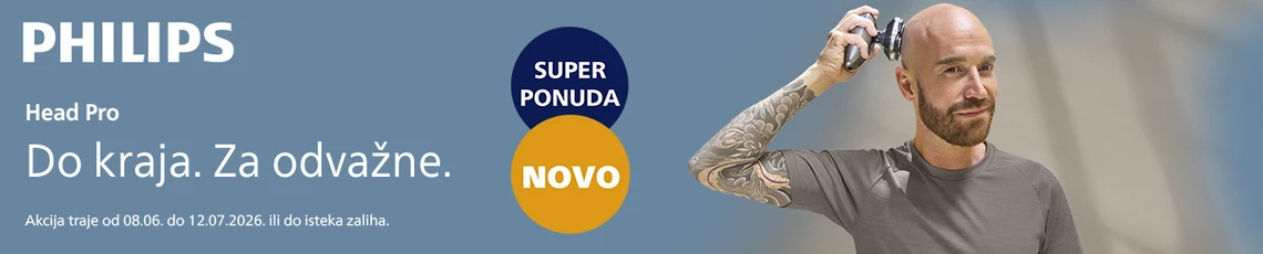 Philips brijač za glavu akcija lipanj