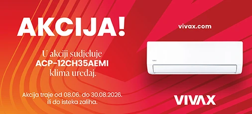 Akcija klima Vivax ACP12CH35AEMI ljeto