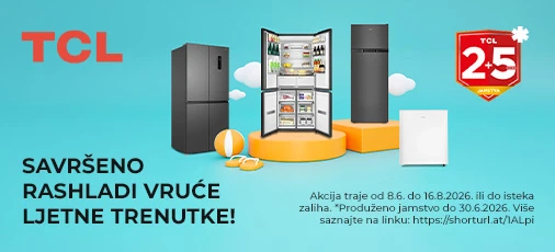 Akcija TCL hladnjaci ljeto 2026