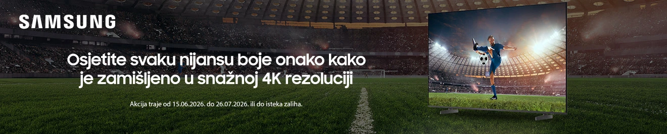 Samsung 4K televizori Akcija Lipanj 2026