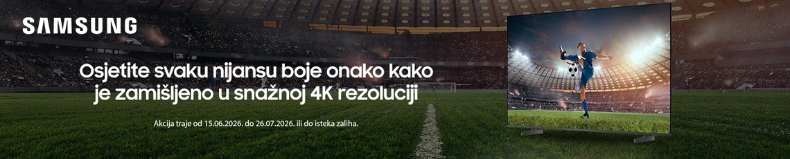 Samsung 4K televizori Akcija Lipanj 2026
