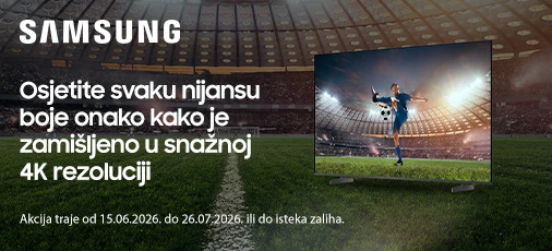 Samsung 4K televizori Akcija Lipanj 2026