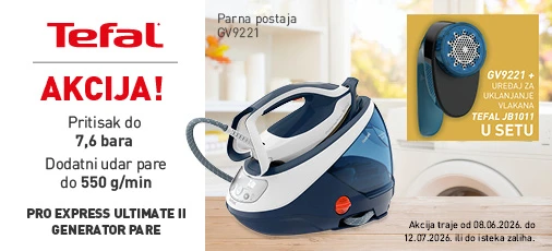 Akcija Tefal GV9221 SET 6mj 2026