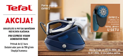Akcija Tefal GV9812 SET 6mj 2026