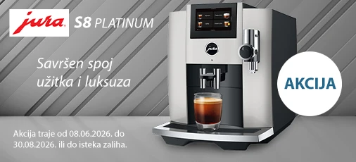 Jura akcija S8 Platin 2026