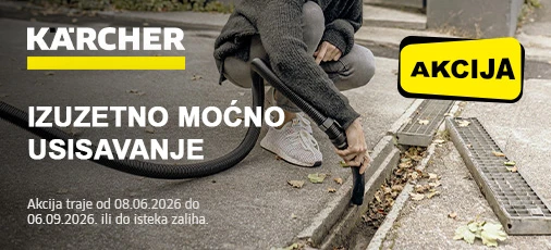 Akcija Karcher usisavači 6mj 2026