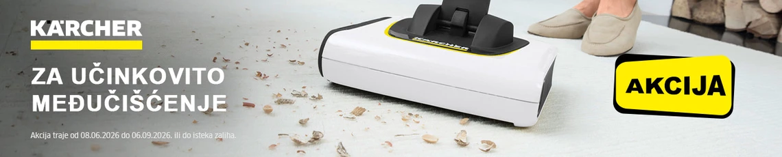Akcija Karcher električna metla 6mj 26