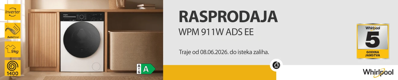 Whirlpool perilica rublja WPM 911W ADS EE
