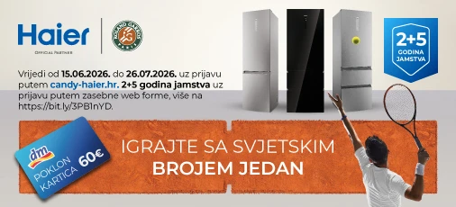 Haier hladnjaci i DM poklon bon 60,00 eur