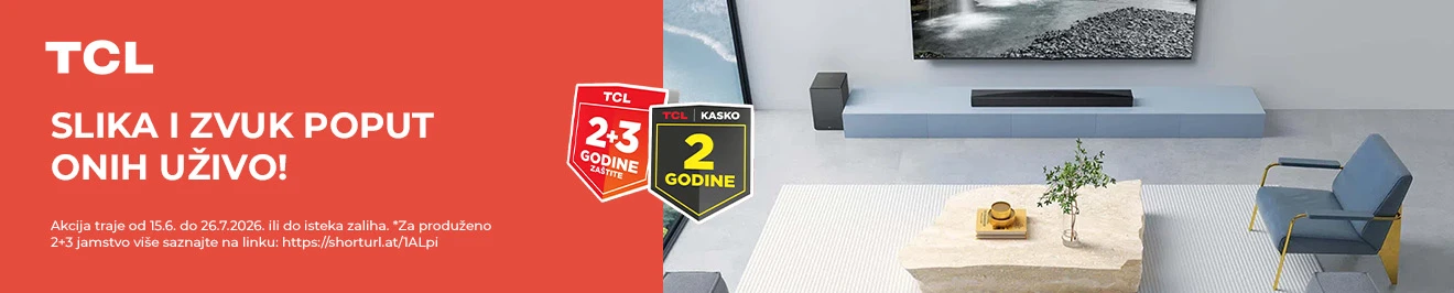 TCL televizori ljeto 2026