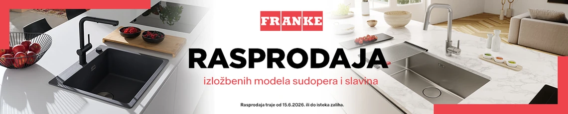 Franke rasprodaja sudopera i slavina