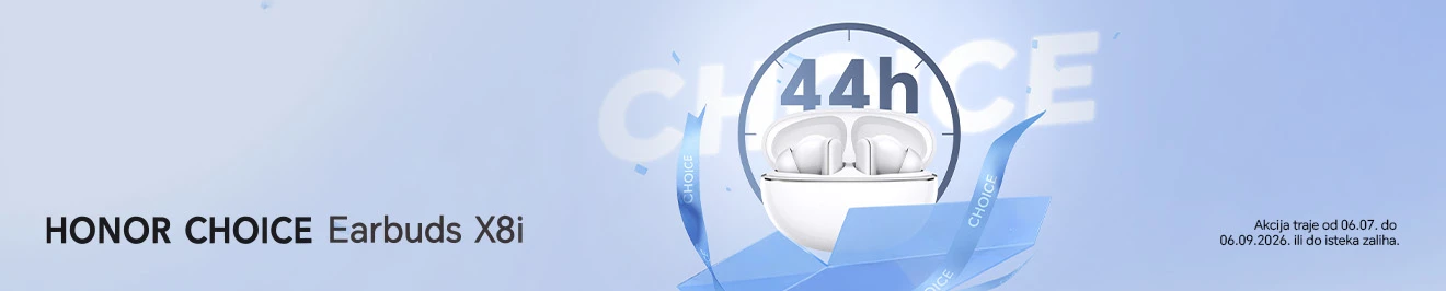 Akcija Honor Choice Earbuds X8i Ljeto26