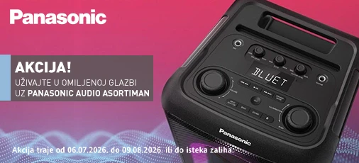 Panasonic audio akcija Srpanj 2026