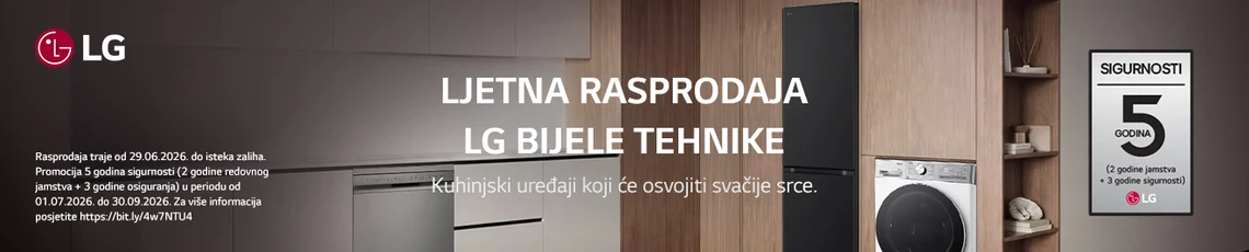 LG Bijela tehnika Rasprodaja Ljeto 2026