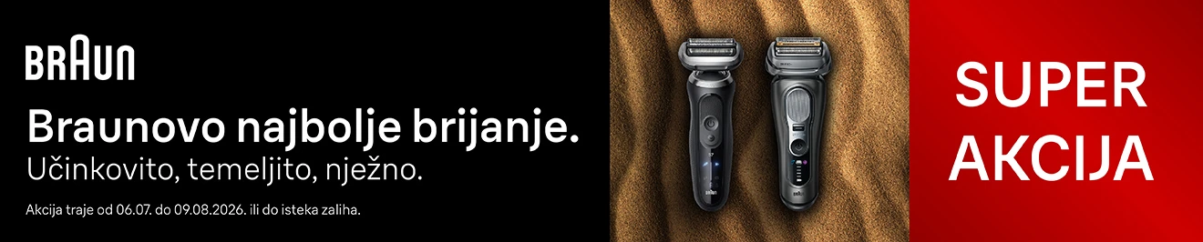 Braun aparati za brijanje Srpanj 2026