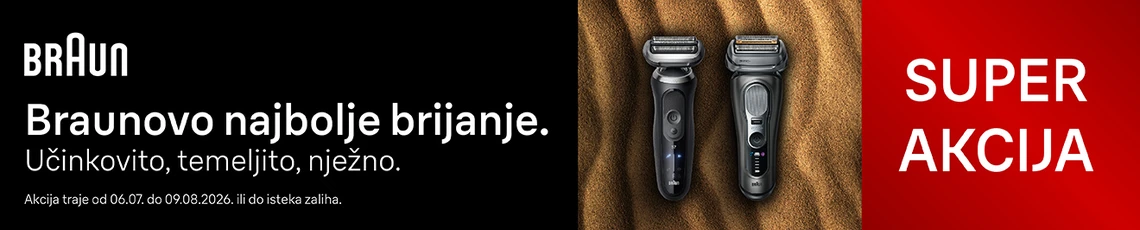 Braun aparati za brijanje Srpanj 2026