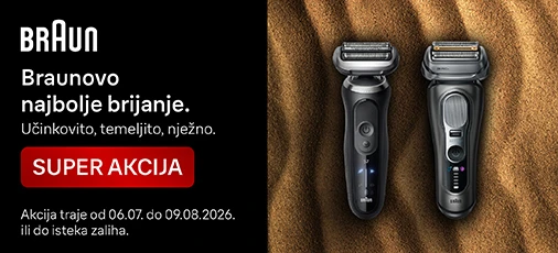 Braun aparati za brijanje Srpanj 2026