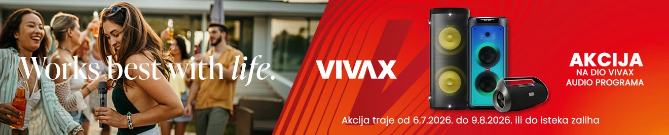 Akcija Vivax zvučnici ljeto