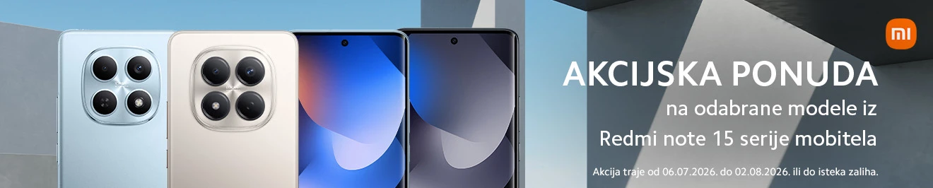 Akcija Redmi note 15 7mj 2026