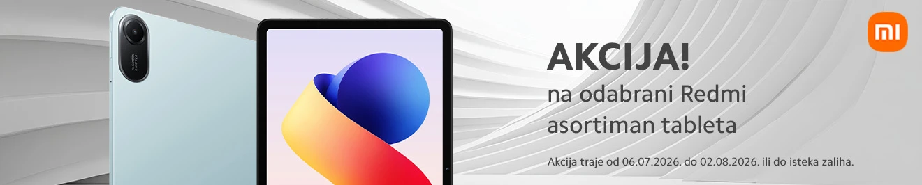 Akcija Redmi tableti 7mj 2026