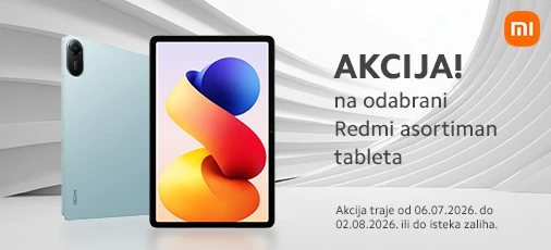 Akcija Redmi tableti 7mj 2026