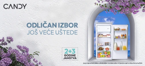 Candy ugradbeni hladnja, ljeto 2026