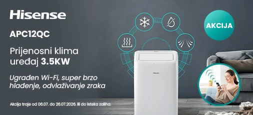 Hisense APC12QC prijenosna klima akcija