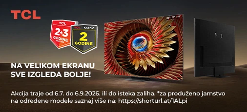 Akcija TCL big screen ljeto 2026