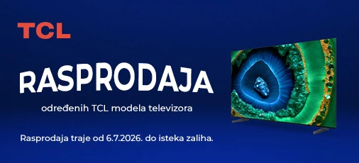 Rasprodaja TCL televizori ljeto 2026