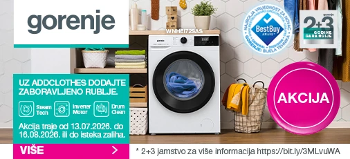 Gorenje WNHEI72SAS srpanj 2026