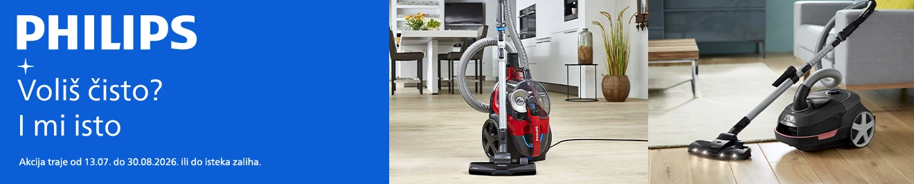 Philips usisavači akcija srpanj 2026