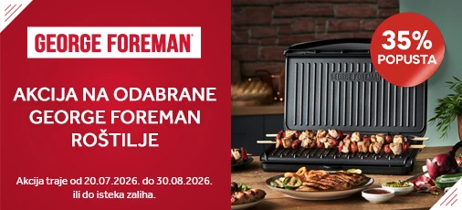George Foreman roštilji, ljeto 2026