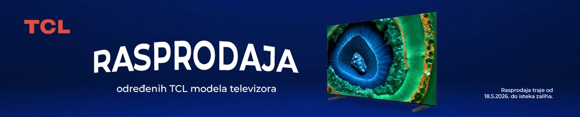 Rasprodaja TCL tv ljeto 2026