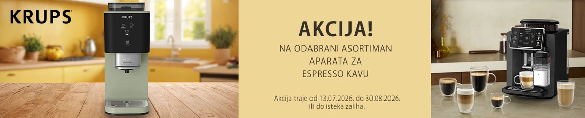 Akcija Krups espresso 8mj 2026