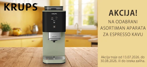 Akcija Krups espresso 8mj 2026