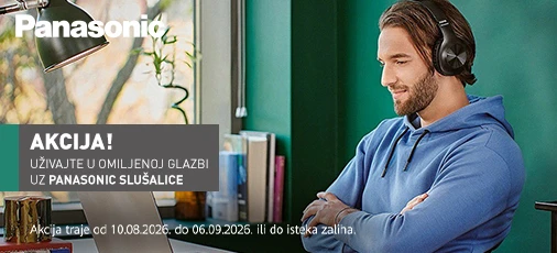 Panasonic slušalice Kolovoz 2026