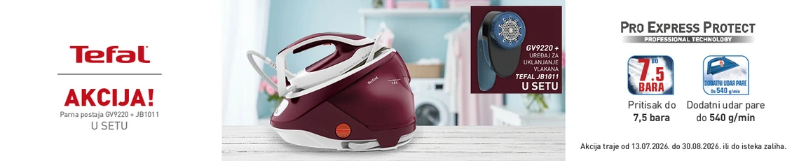 Akcija Tefal GV9220 SET 8mj 2026