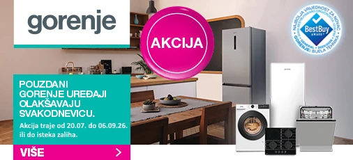 Gorenje odabrani modeli srpanj 2026
