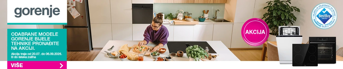 Gorenje ugradbena tehnika srpanj