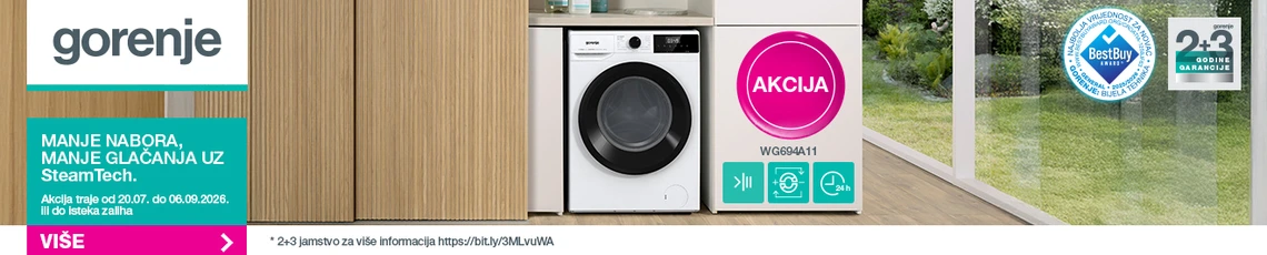 Gorenje WG694A11 srpanj 2026