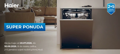 Haier perilice posuđa, ljeto 2026