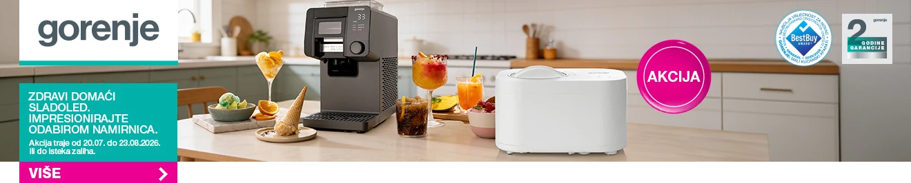 Gorenje aparat za sladoled srpanj 2026