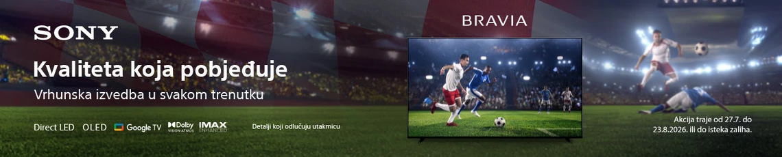 Akcija Sony TV kolovoz 2026