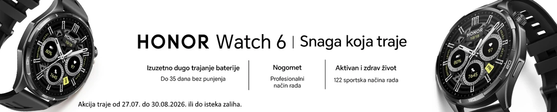 Akcija Honor Watch6 Ljeto26