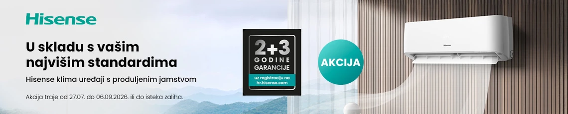 Hisense klime akcija kolovoz 2026