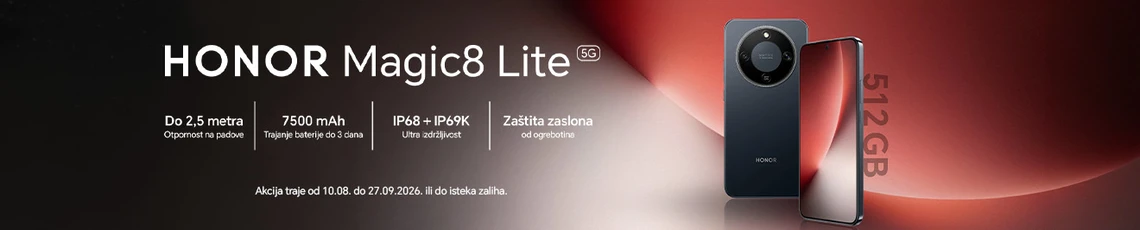 Akcija Honor Magic8 Lite 512 Ljeto26