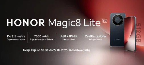 Akcija Honor Magic8 Lite 512 Ljeto26