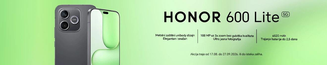 Akcija Honor 600 Lite Ljeto26