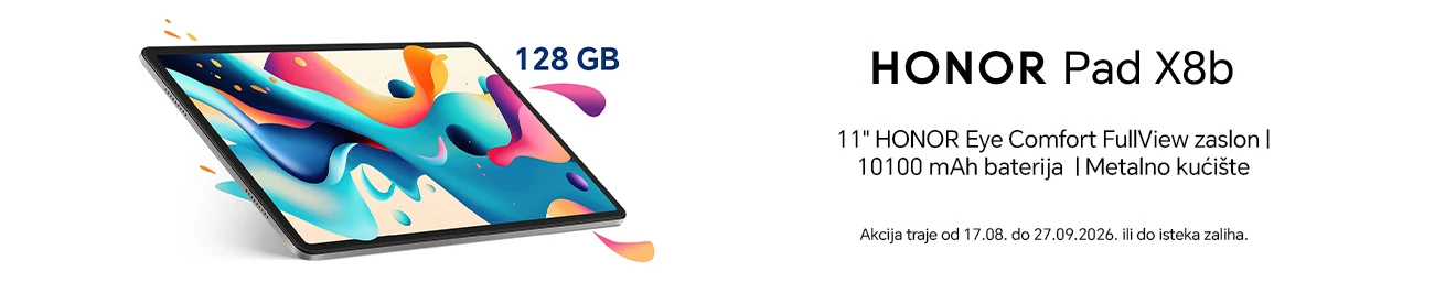 Akcija Honor Pad X8b 4 128 Ljeto26